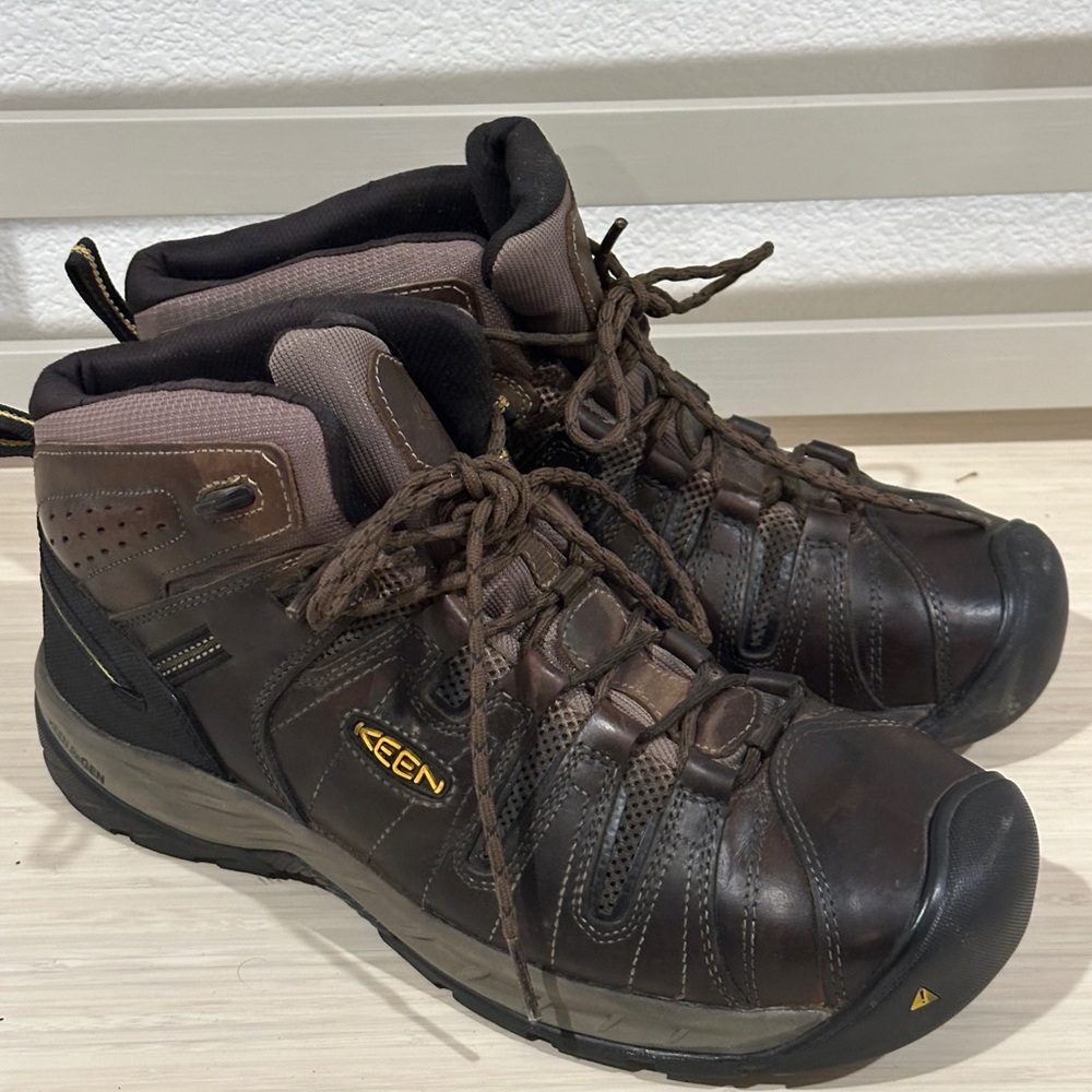 KEEN UTILITY Men’s Size 13EE Lansing Mid Steel Toe WP Work Boot - Picture 4 of 7